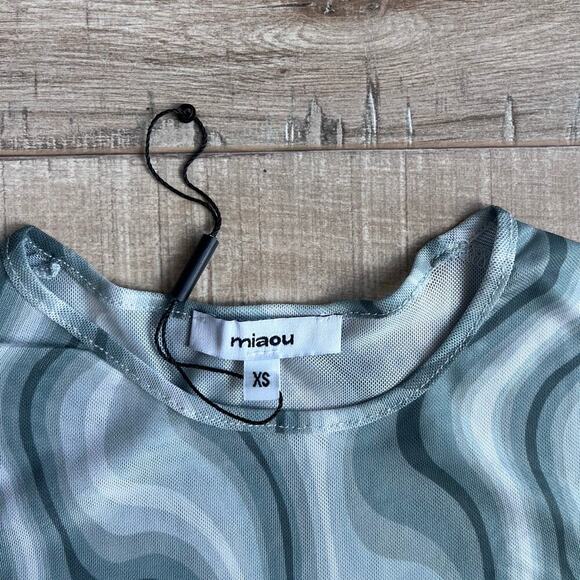 Miaou Moni Baby Tee + Skirt Set in Swerve XS - Picture 9 of 11